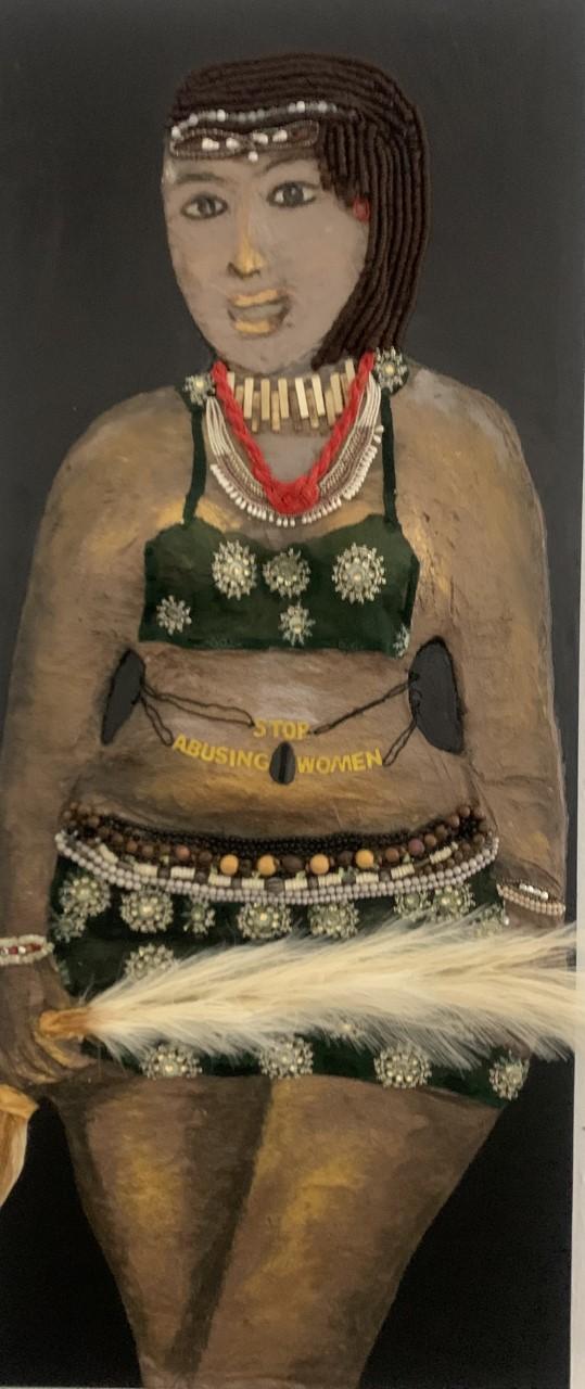 Women Arise, Relief painting, by Juliet Pog-osia